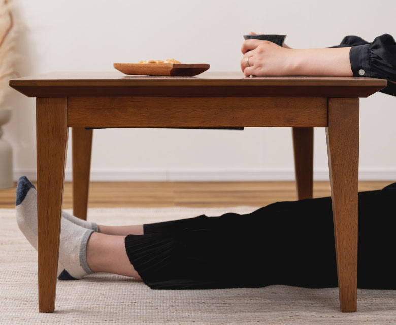 ヒーターが隠れて見えない