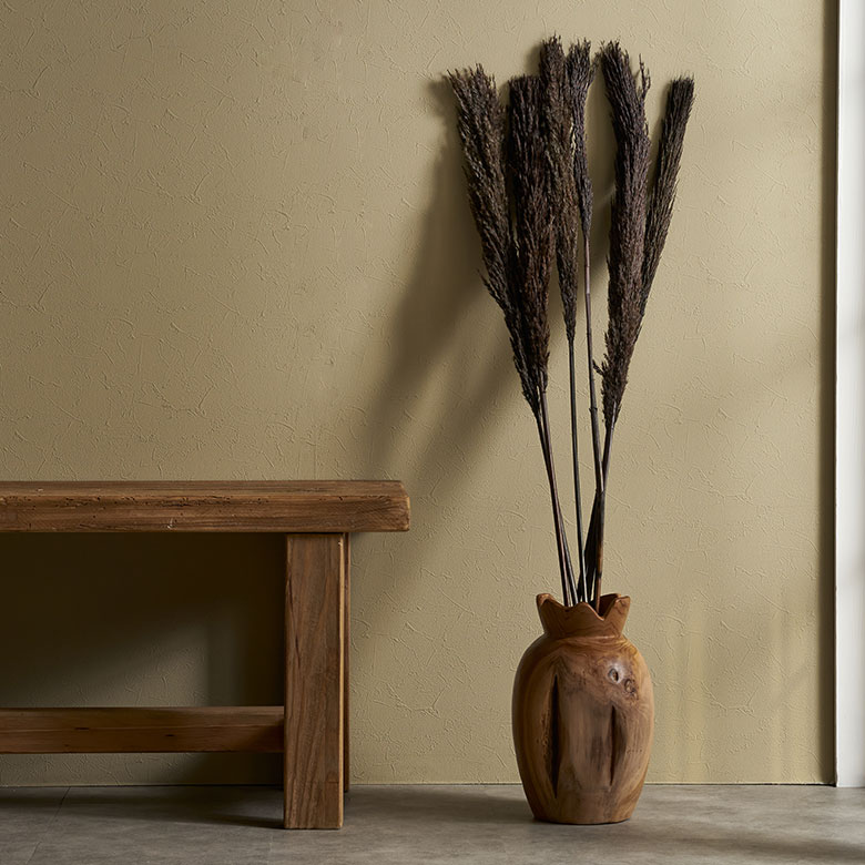 フラワーベースと合わせるのはもちろん、ハンギングしても素敵