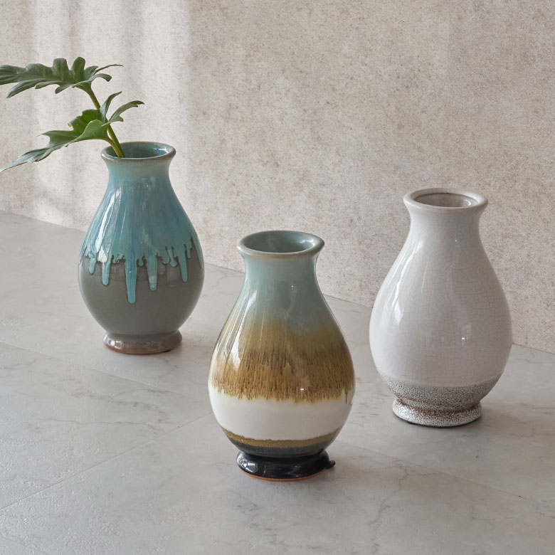 セラミックフラワーベース