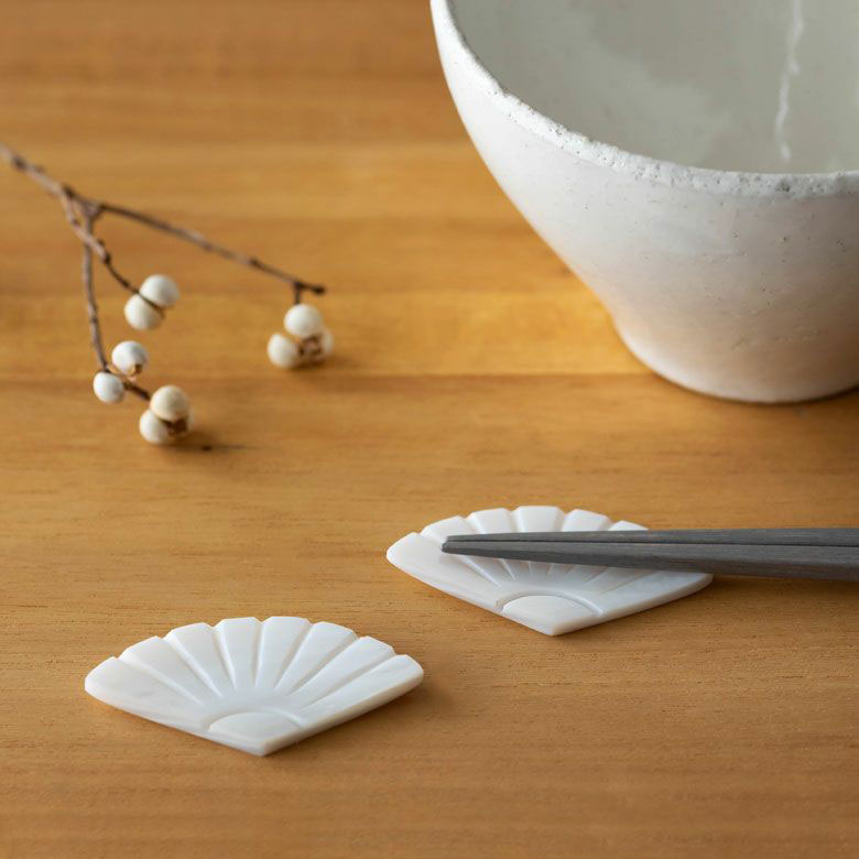 天然シェルの箸置き