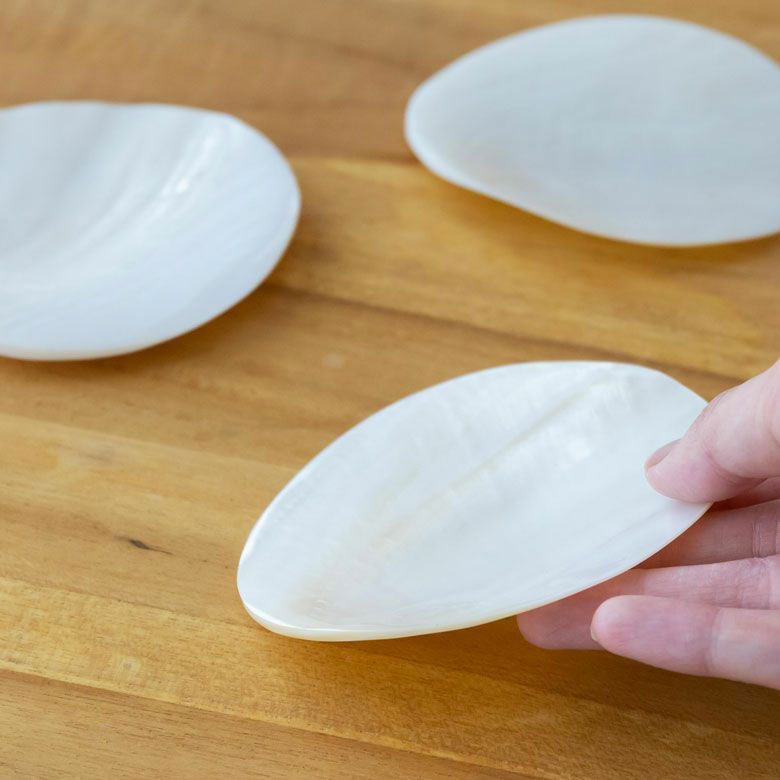 天然素材でできた上品なミニプレート