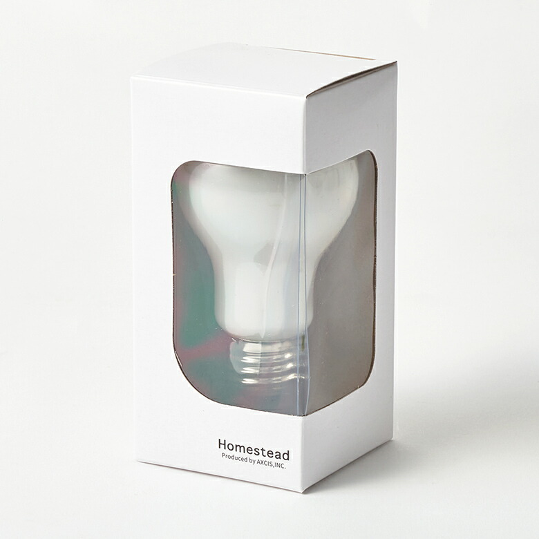 スタンダードな乳白色の梨型ランプ