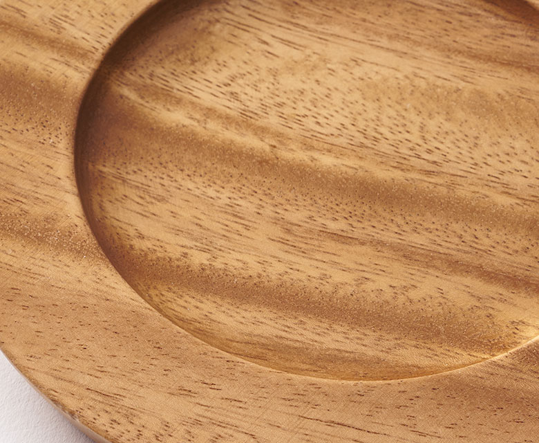 アカシアで作られたおしゃれなウッドプレート