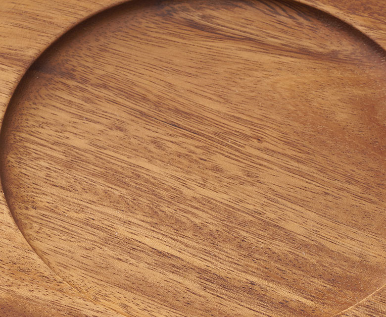 アカシアで作られたおしゃれなウッドプレート
