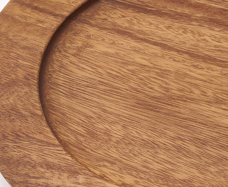 アカシアで作られたおしゃれなウッドプレート