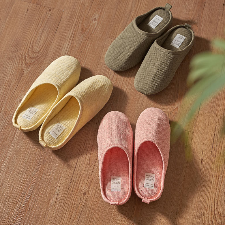 タオル生地のルームシューズ（スリッパ）