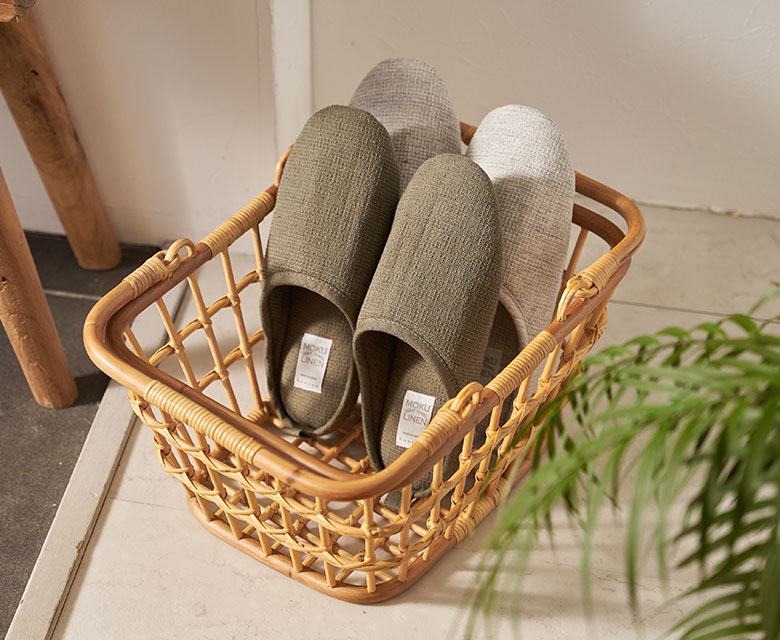 タオル地でできた可愛いルームシューズ