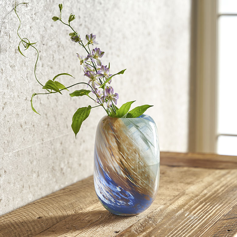 マーブルフラワーベース