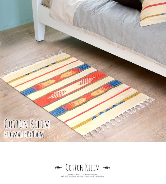 マット ラグ 玄関マット ネイティブ 民族 オルテガ エスニック