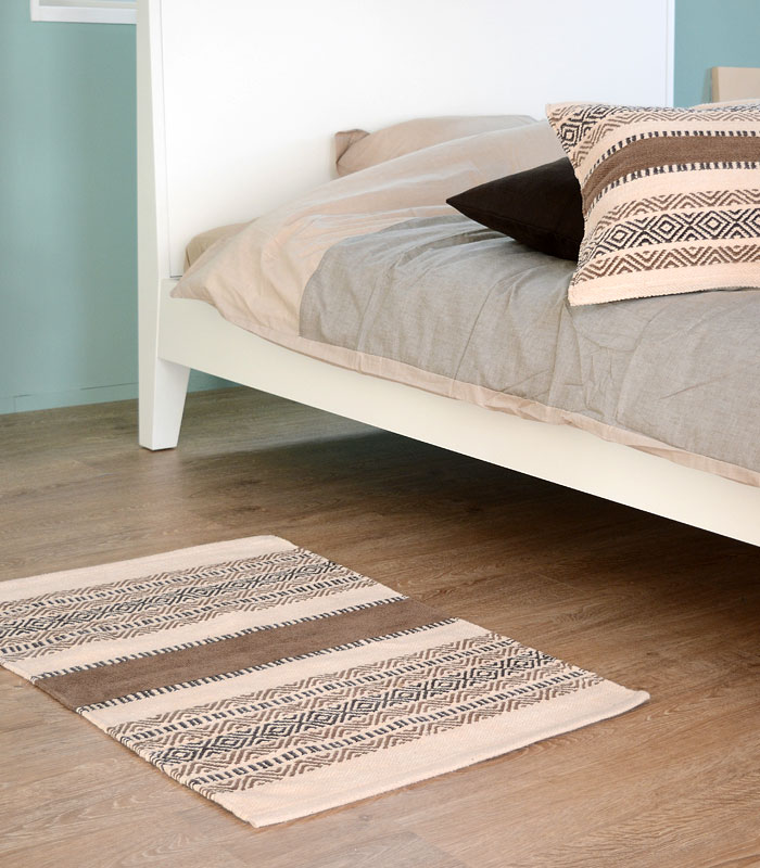 マット ラグ 玄関マット ネイティブ 民族 オルテガ エスニック