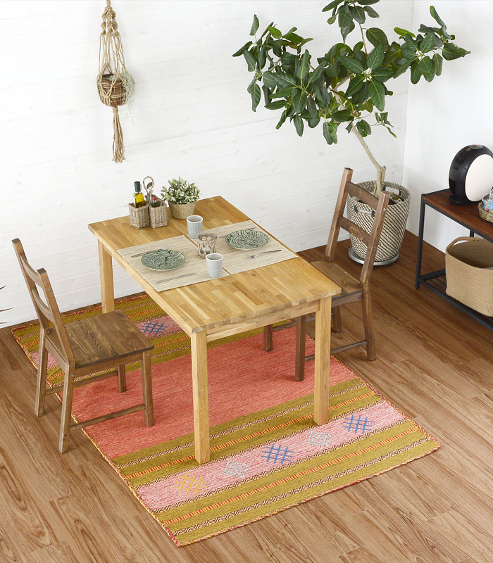 ラグ　マット キリム ネイティブ 民族 オルテガ エスニック