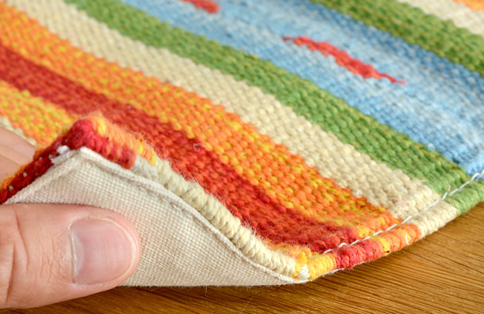 エスニック　ネイティブ　西海岸　ビーチハウス　キリム　コットンキリム　クッションカバー　30x50