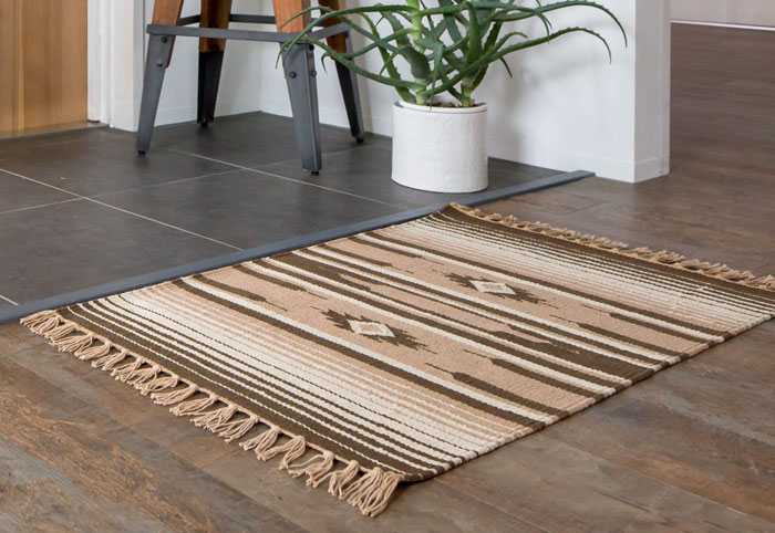 エスニック　ネイティブ　西海岸　ビーチハウス　コットンキリム　トイレマット　玄関マット　キッチンマット　洗面所　50x80