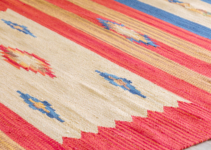 ラグ マット キリム ネイティブ 民族 オルテガ エスニック 100x140