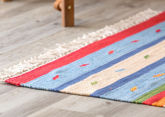 ラグ　マット キリム ネイティブ 民族 オルテガ エスニック　100x140