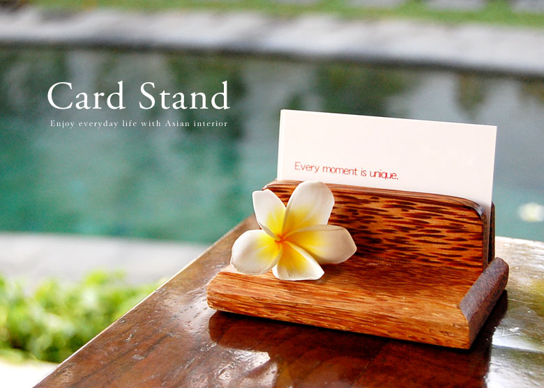カードスタンド。アジアン店舗用品。リゾートスタイル。アジアンリゾート。アジアン雑貨。