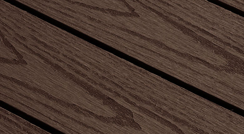 天然木のような木目のウッドデッキパネル