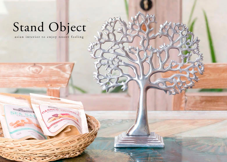 スタンド置物。アジアンオブジェ。おしゃれなアジアン雑貨。