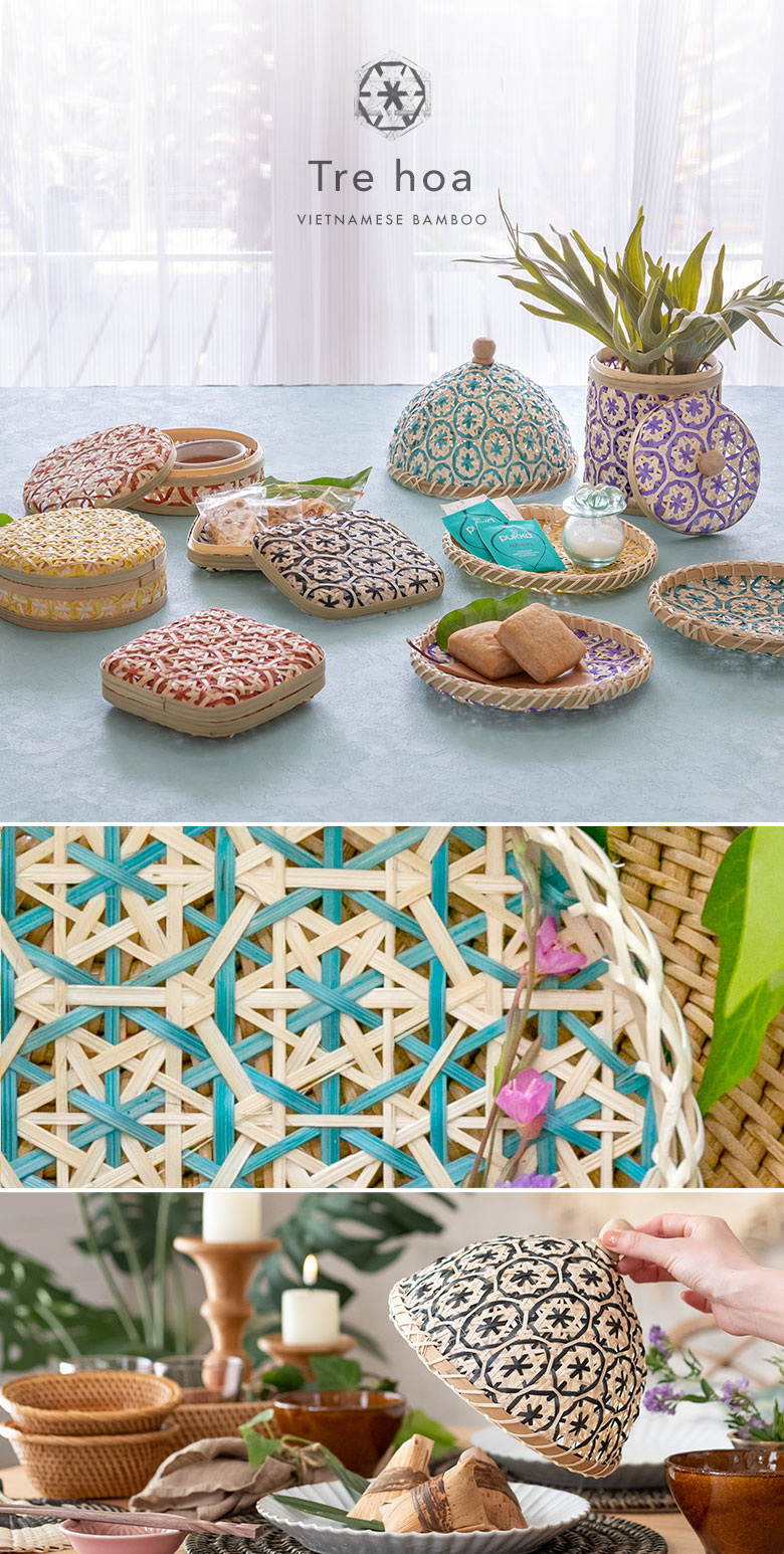 竹。ハンドメイド。ベトナム伝統工芸。竹細工。