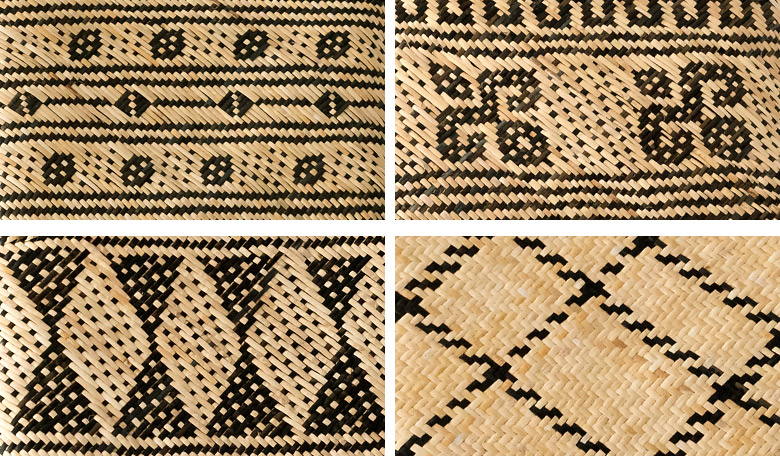 職人さんによって仕上がりが異なる手編みのカゴバッグ