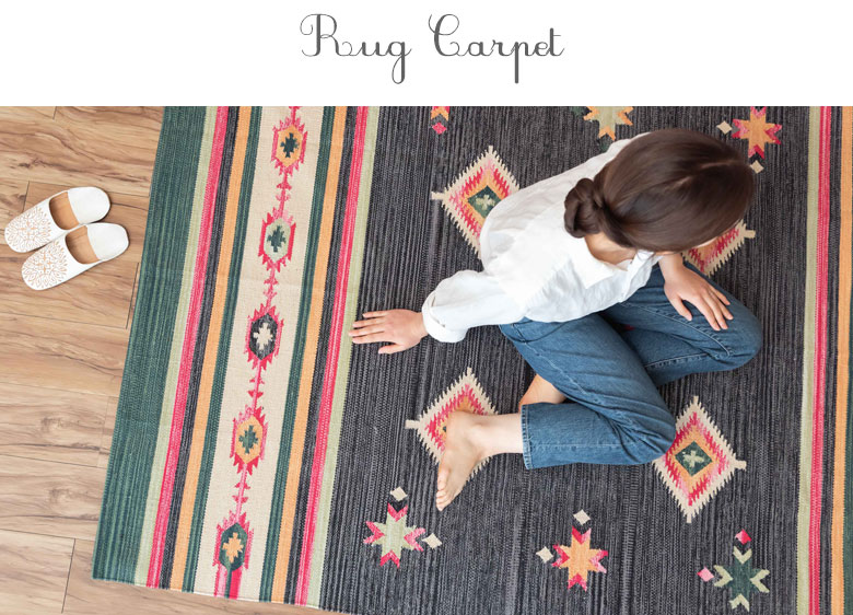 raha。ラグカーペット。ラグマット