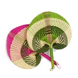 パンダンのカラフルなうちわ