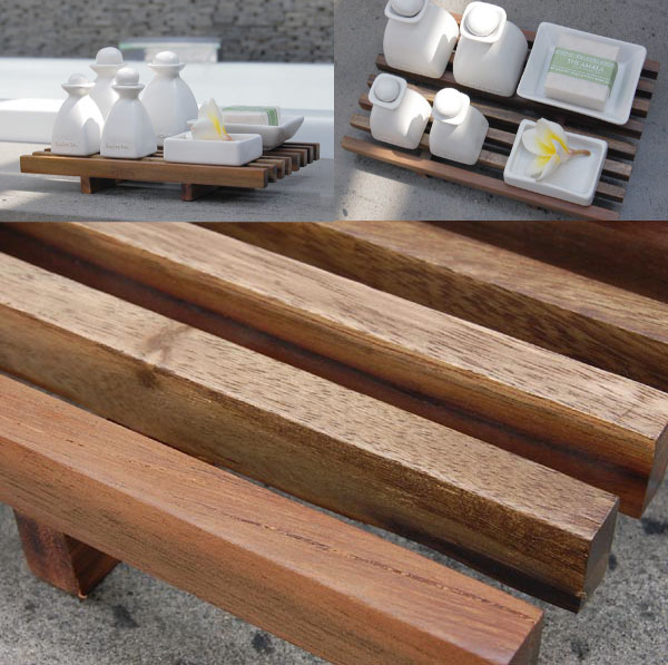 ローズウッドのトレイ