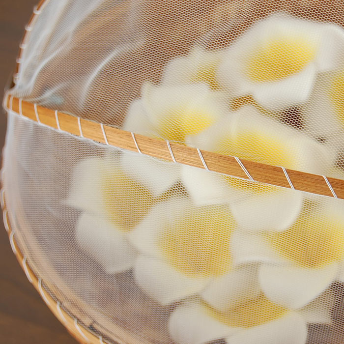 竹製 アジアン フードストッカー 果物かご インテリア バリ 雑貨