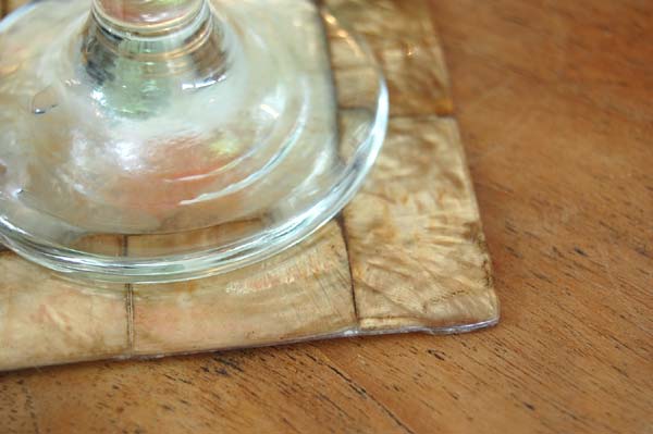 貝のコースター