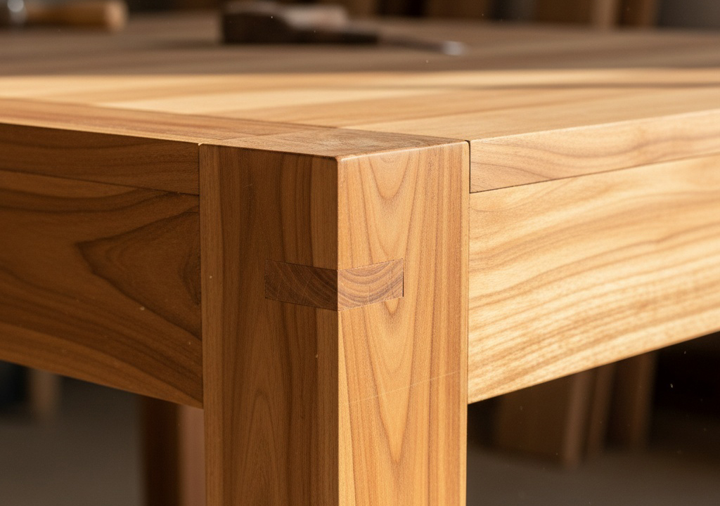 様々な木目パターンを示すチーク材