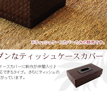 さらにティッシュの取り出し口にウッドをあしらうことでよりモダンな雰囲気に仕上がっています。