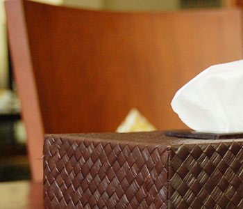 レザーのように高級感のあるパンダンも魅力的な素材感。