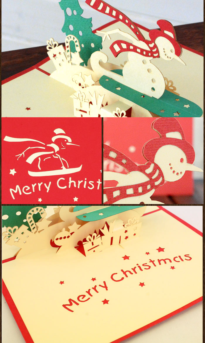 グリーティングカード メッセージカード ポップアップ 飛び出す