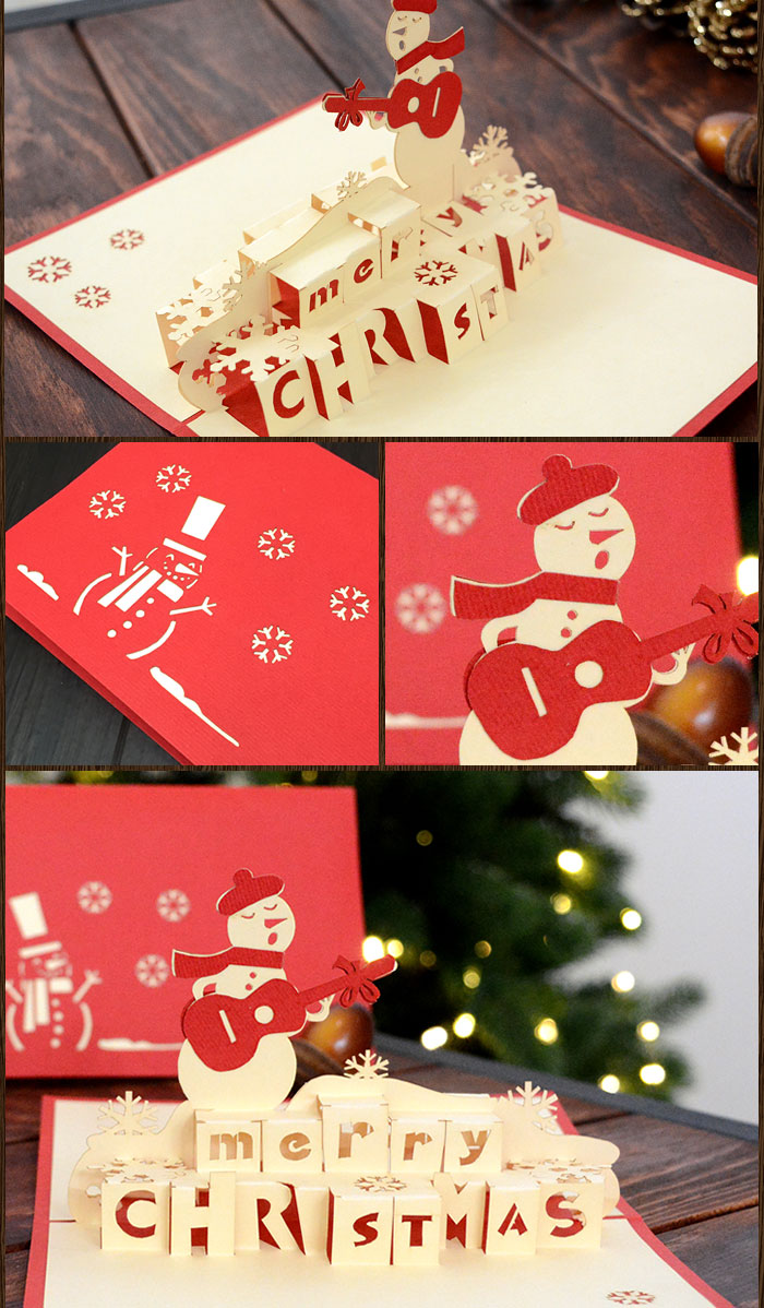 グリーティングカード メッセージカード ポップアップ 飛び出す