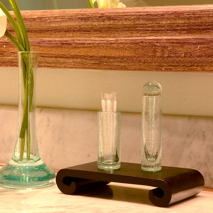 木彫りの飾り台[Sサイズ]