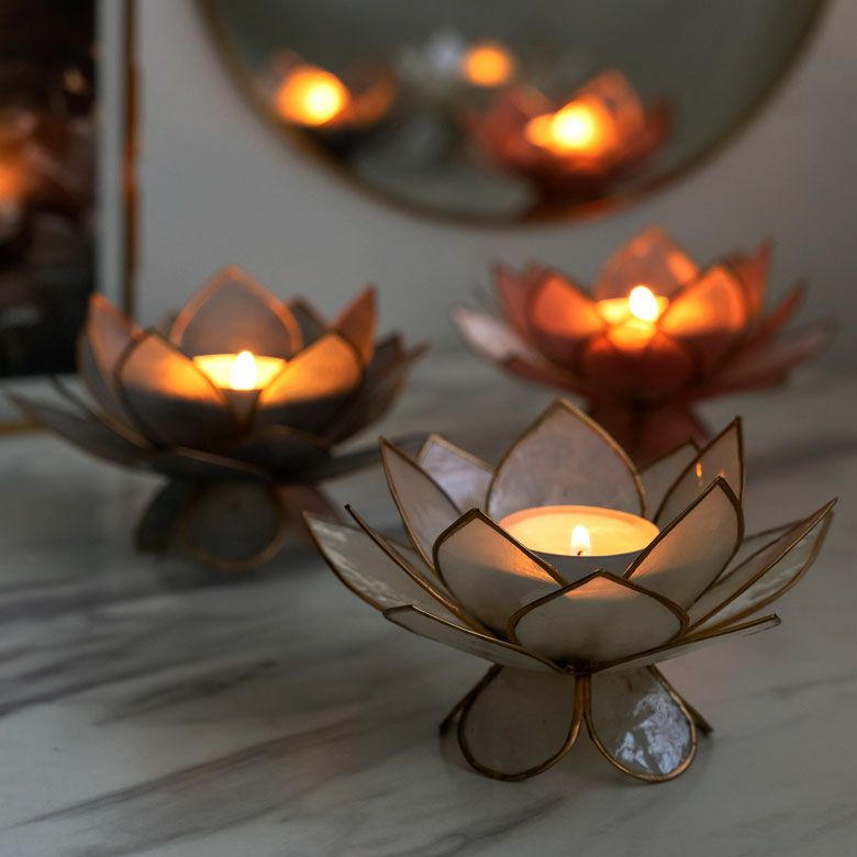 キャンドルホルダー カピスシェル キャンドル ホルダー 立て スタンド