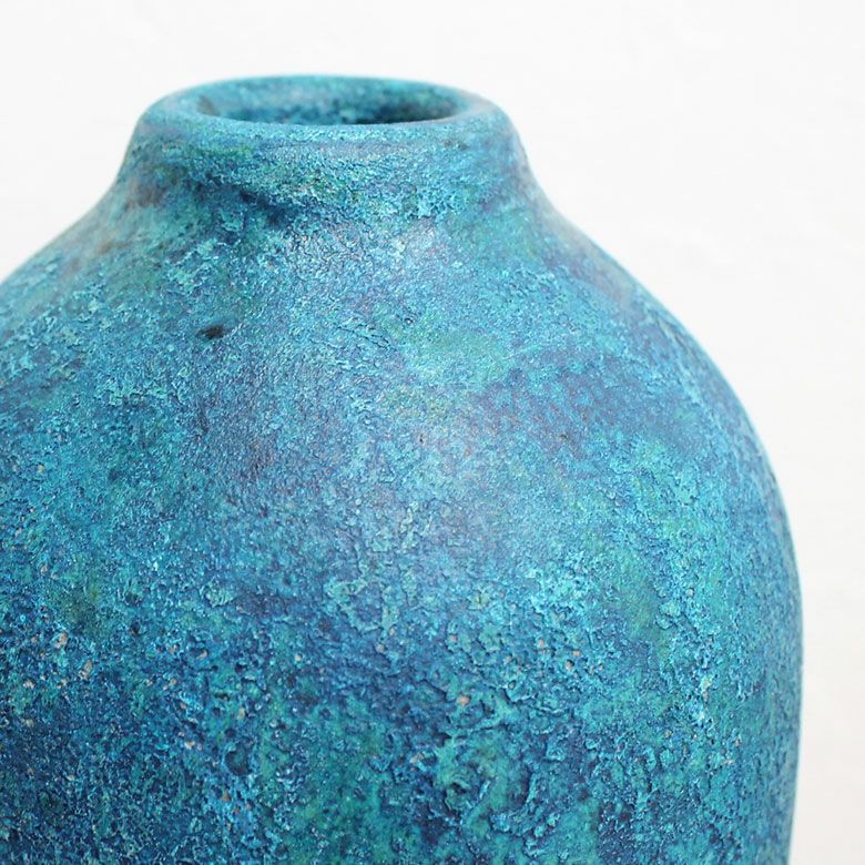 アンティーク調アジアン フラワーベース 3型3色展開[11556-11557-11558