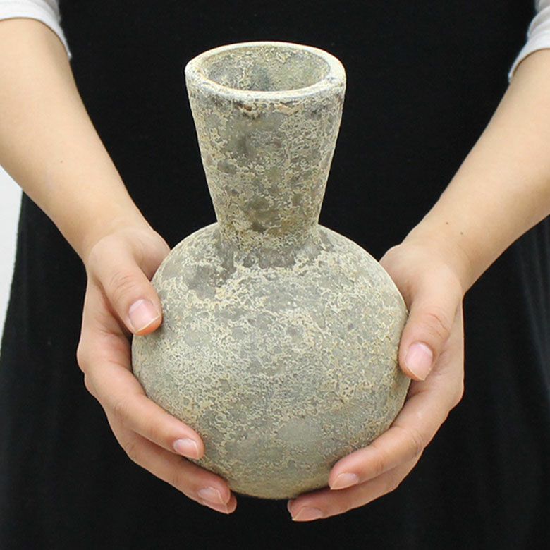 アンティーク調アジアン フラワーベース 3型3色展開[11556-11557-11558