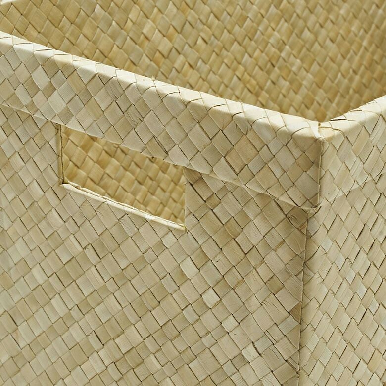 パンダンで出来たアジアン マガジンラック 2色展開 収納ボックス 収納