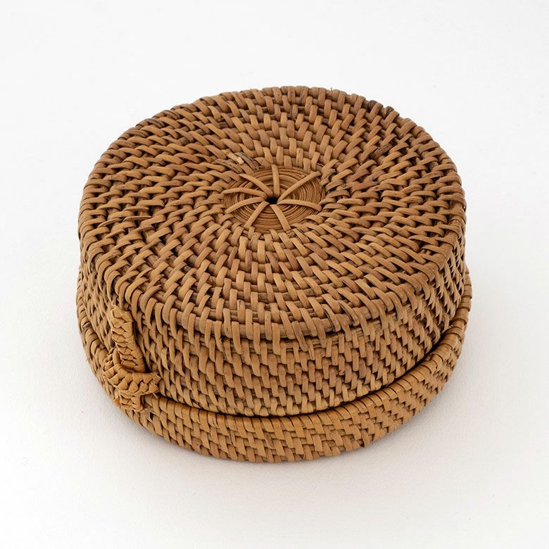 小物入れ アタ ケース ふた付き 約 W 10cm D 11cm H 5.5cm ボックス