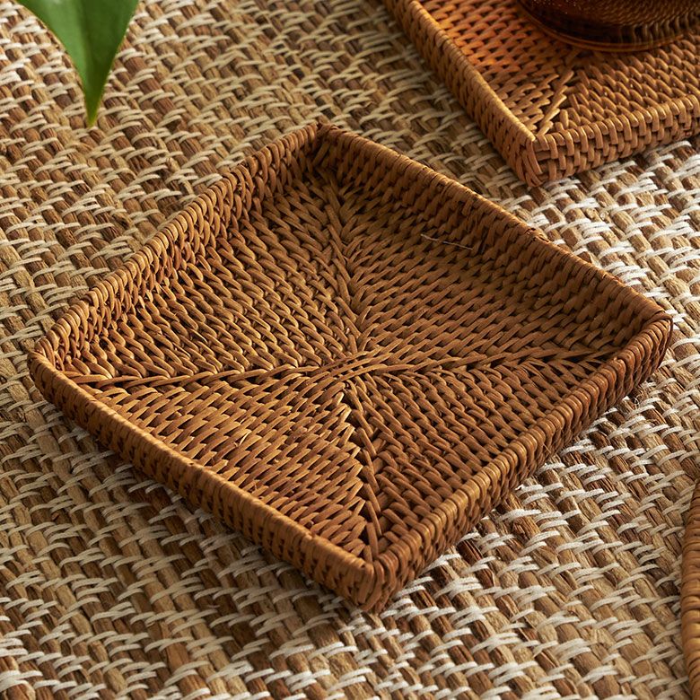 アタ製ポケットティッシュケースカバー[2821]【バリ雑貨 アジアン雑貨