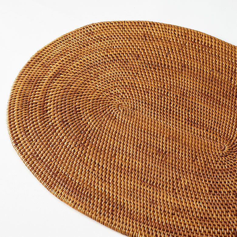 アタ製ランチョンマット 40×30cm[オーバル型][2605]【ランチョンマット