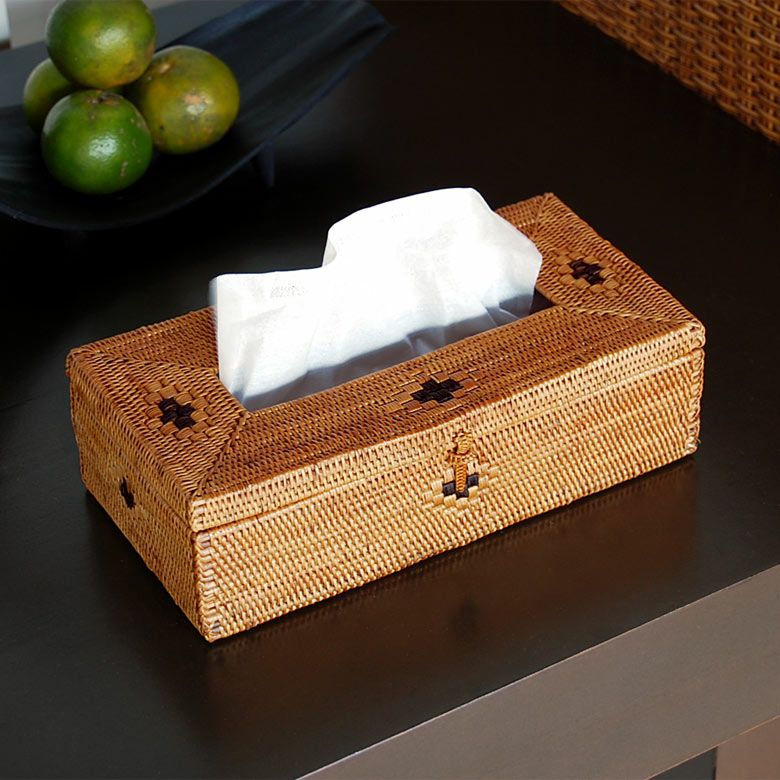 アタで編まれたティッシュケース｜バリ島直輸入！アジアン雑貨・家具の