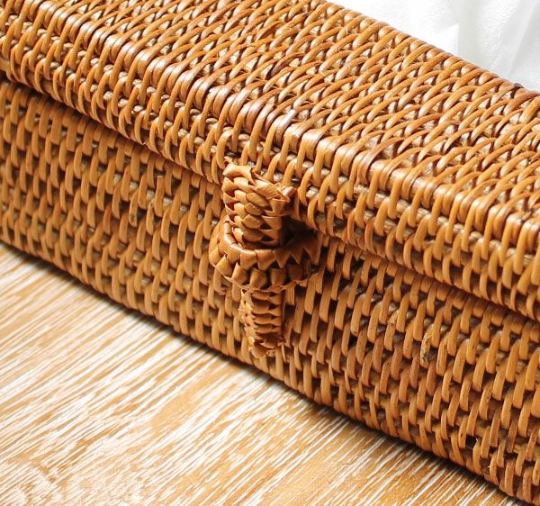 アタ製ポケットティッシュケースカバー[2821]【バリ雑貨 アジアン雑貨