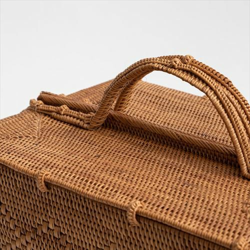 アタ製カゴバッグ[ランチバッグM][2993]【アジアン雑貨のアジア工房