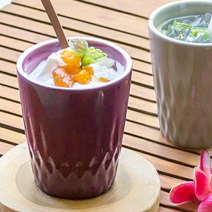 陶器のタンブラーカップ 200ml 取っ手なし[61080-61081]【アジアン雑貨
