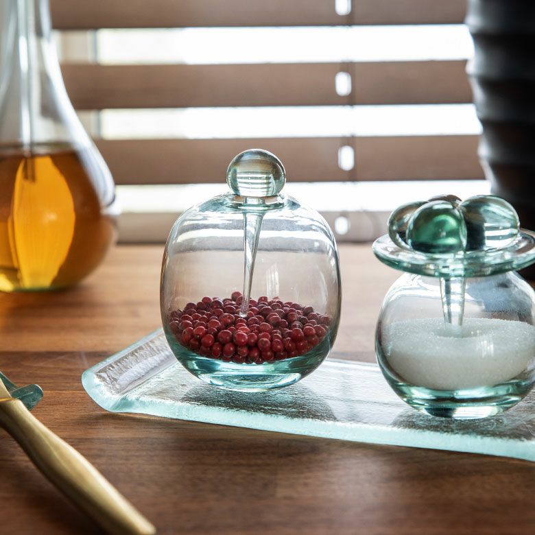 ガラスの アジアン スパボトル[Aタイプ-クリア][8281]【クリアガラス