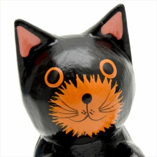 ウェルカムボードを持った可愛いバリネコの アジアン オブジェ[9246