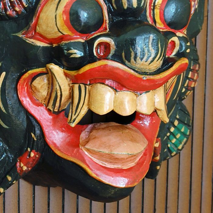 バロンのお面[ブラック][9806]【アジアン雑貨のアジア工房本店