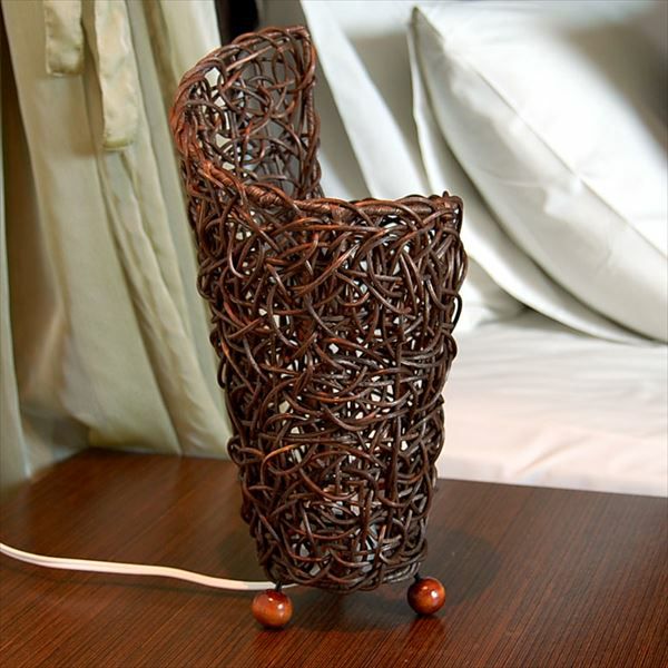 フロアライト リゾート 照明 ライト アジアン照明 くるんと丸まった形